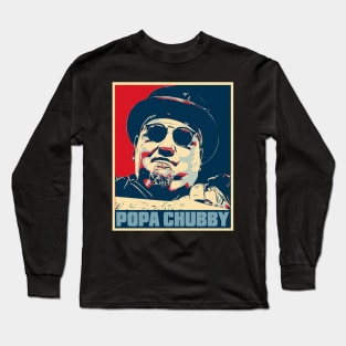 Popa Chubby Hope Poster Art Long Sleeve T-Shirt